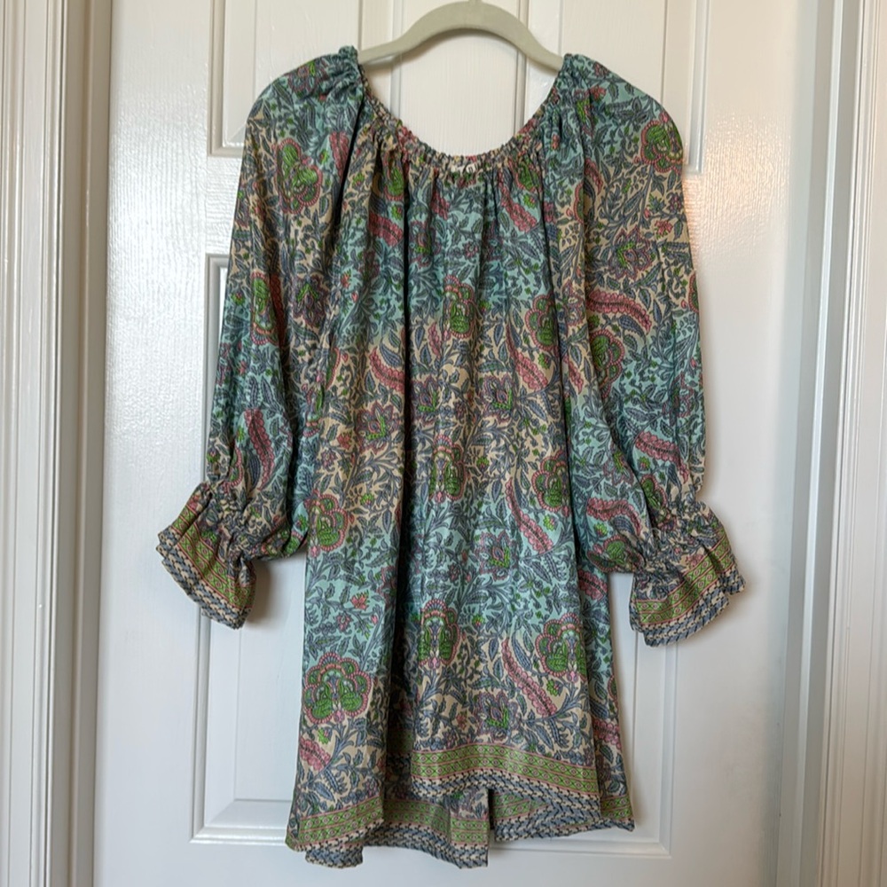 Paani Luv Smocked Neck Tunic
